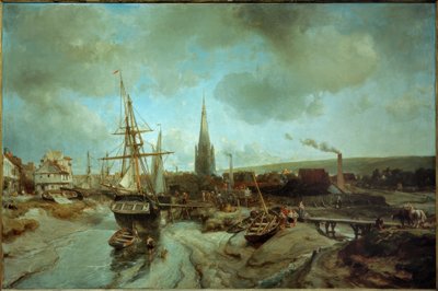 Il porto di Harfleur da Johan Barthold Jongkind